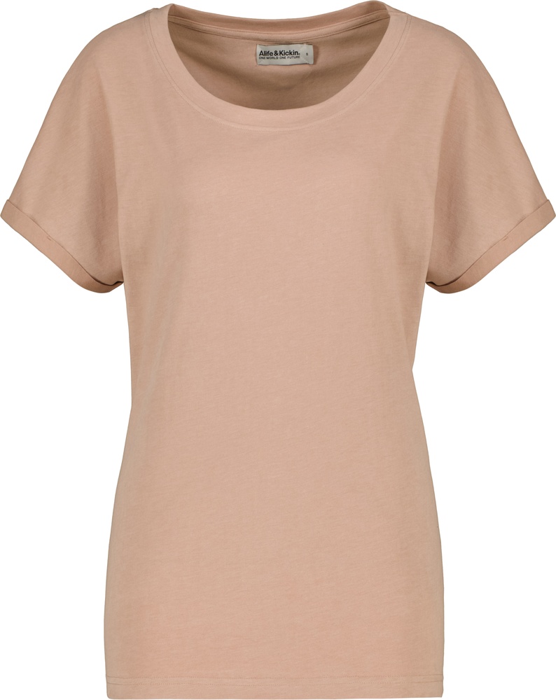 AlifeKickinDamenT-ShirtMalaikaAKAShirt62168-9999TaupeMelange-S