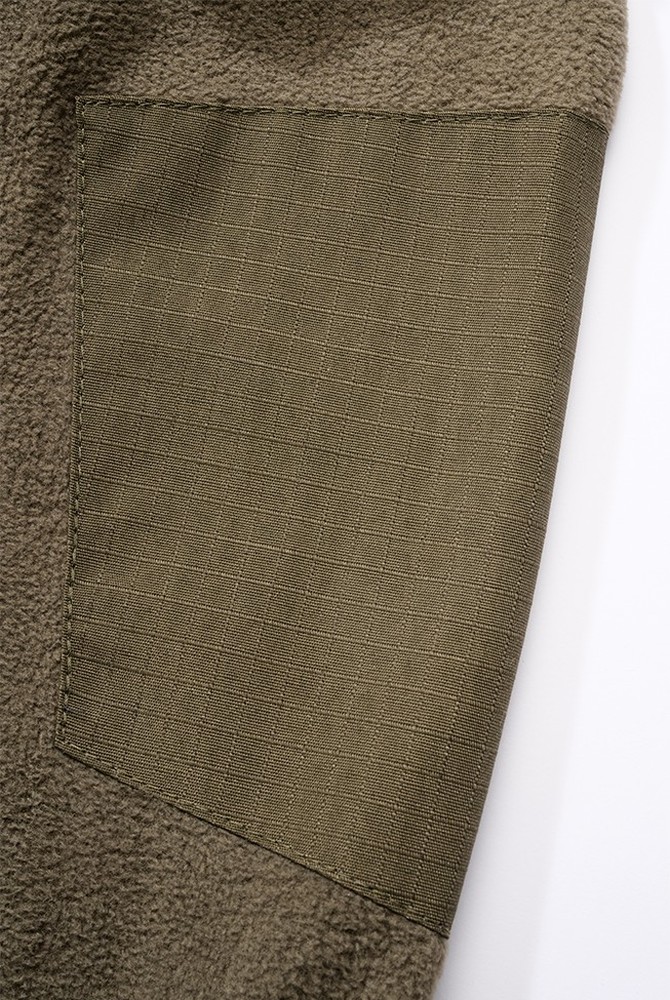 BranditHerrenFleecepulloverFleeceTroyerRipstopOlive