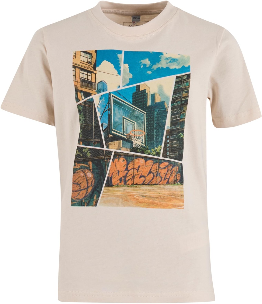 MisterTeeKinderT-ShirtKidsBasketballComicMTK264