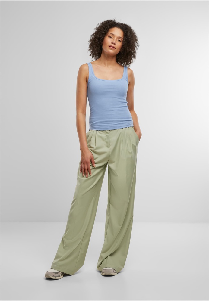 UrbanClassicsDamenLadiesWideNeckRibTop2-PackTB7513ABlack-3XL