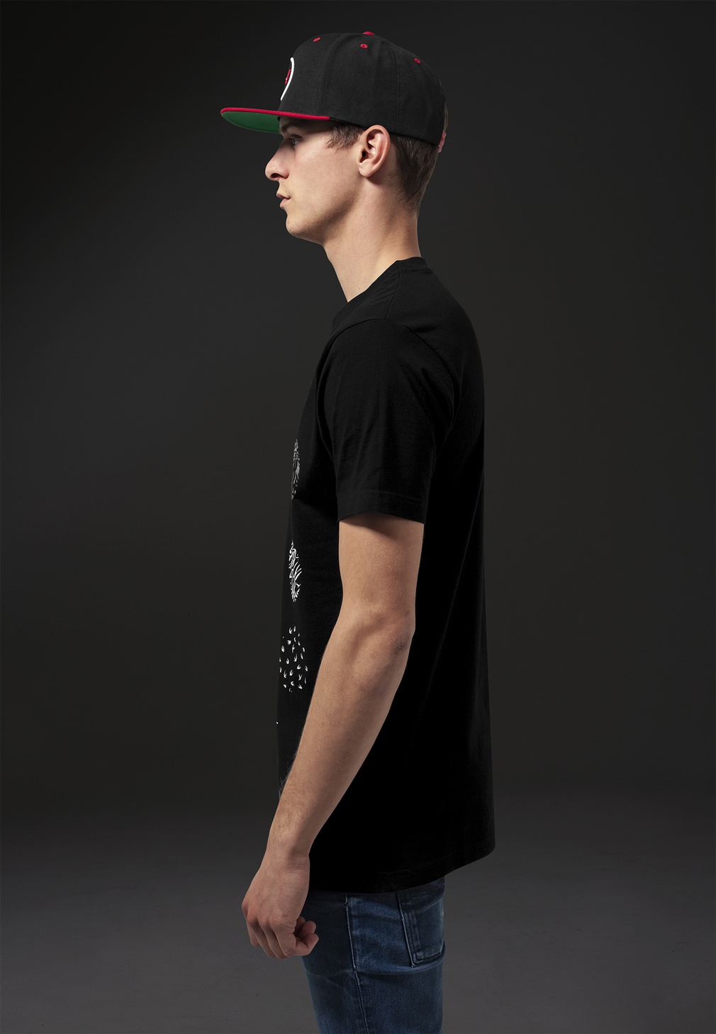 MerchcodeT-ShirtTwentyOnePilotsPatternCirclesTeeBlack