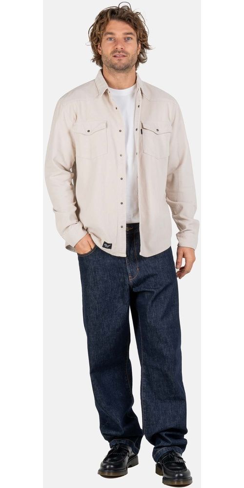ReellT-ShirtWesternCordShirt1302-054-01-006Oatmeal-S