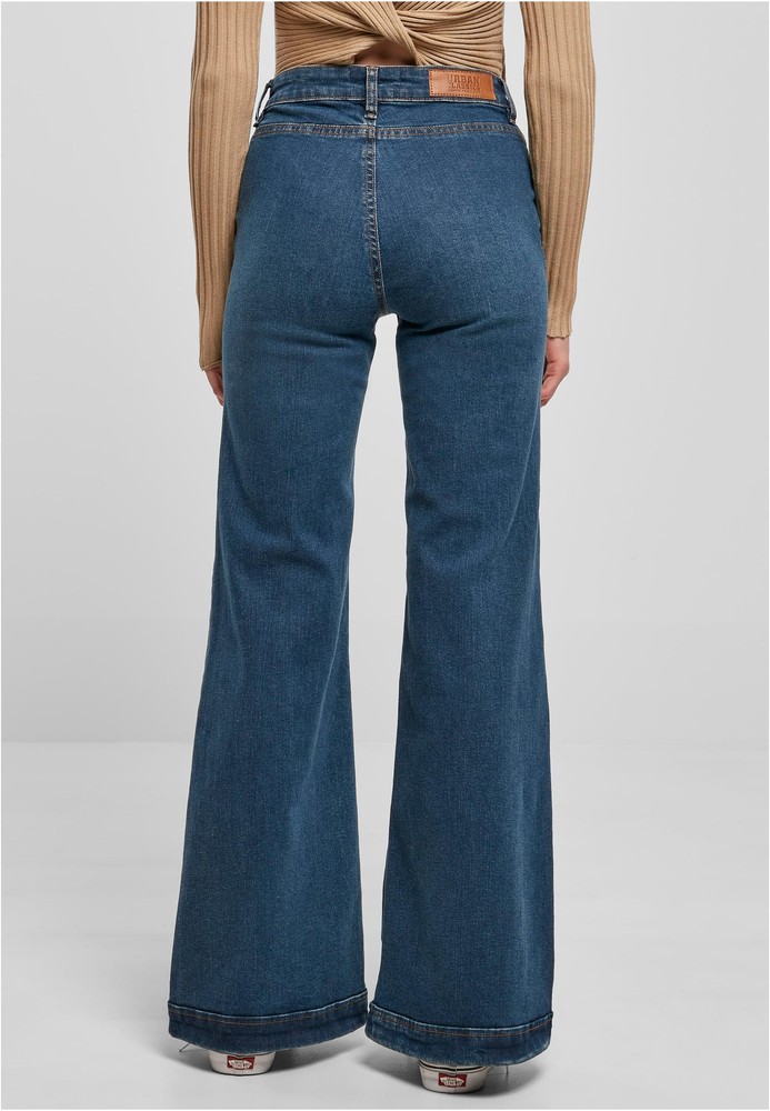 UrbanClassicsDamenJeansLadiesVintageFlaredDenimPants