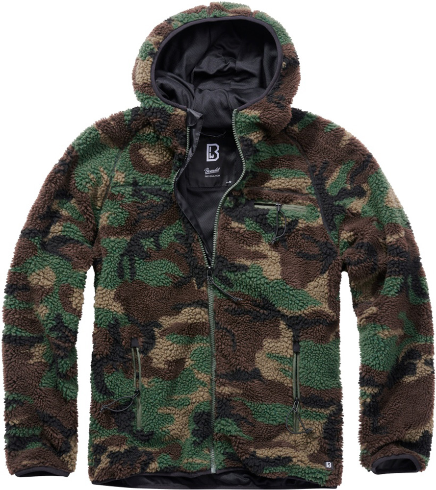 BranditJackeTeddyfleeceWorkerJacketinWoodland-S