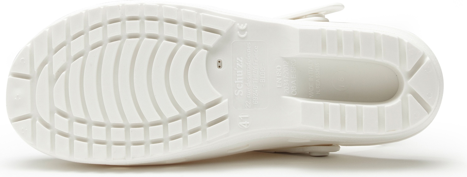 SchuzzSchuzzHerrenClogBadeschuheBlocHommeBlancWei