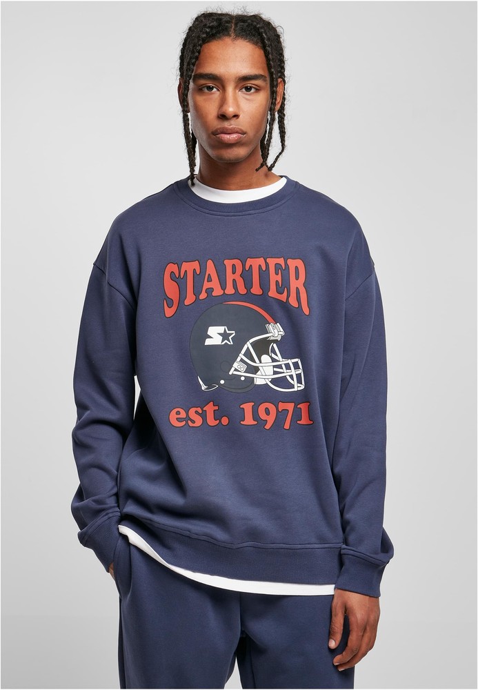 StarterBlackLabelSweatshirtFootballCrewneckDarkblue