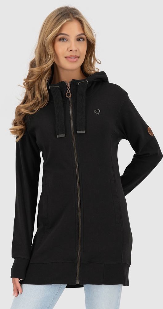 AlifeKickinDamenSweatjackeJasinaAKAHoodedSweatJacket31082-9999Moonless-L