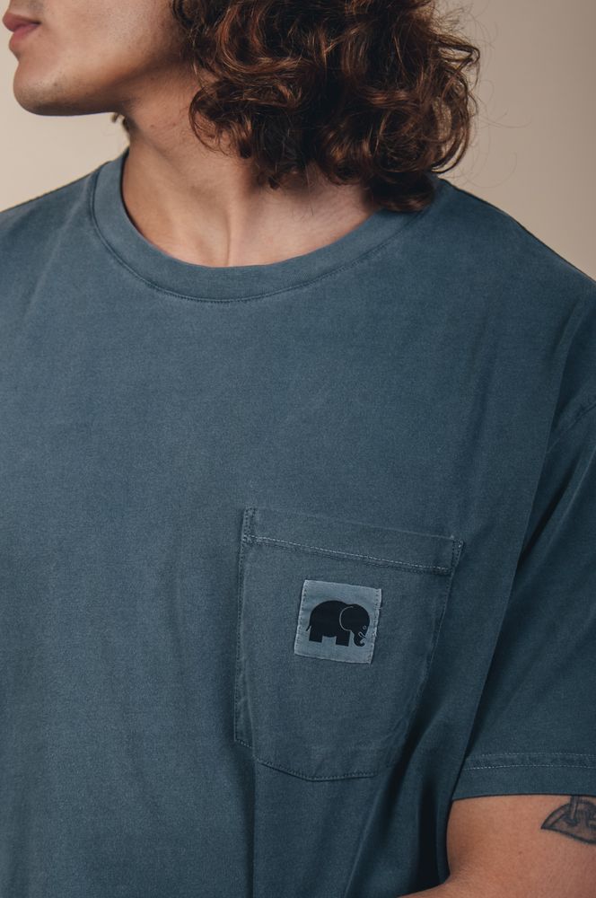 TrendsplantT-ShirtGarzaPigmentDyedT-ShirtElmGreenGreen-XS