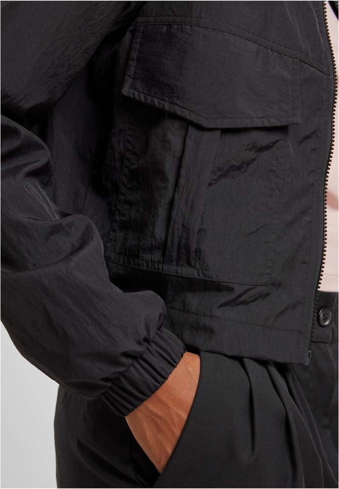 UrbanClassicsDamenJackeLadiesShortCrinkleNylonJacketTB7446