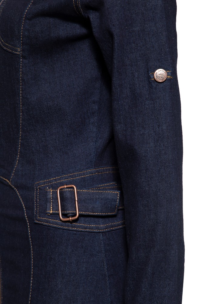 QueenKerosinDamenDenimWorkwearPencilKleidDenim