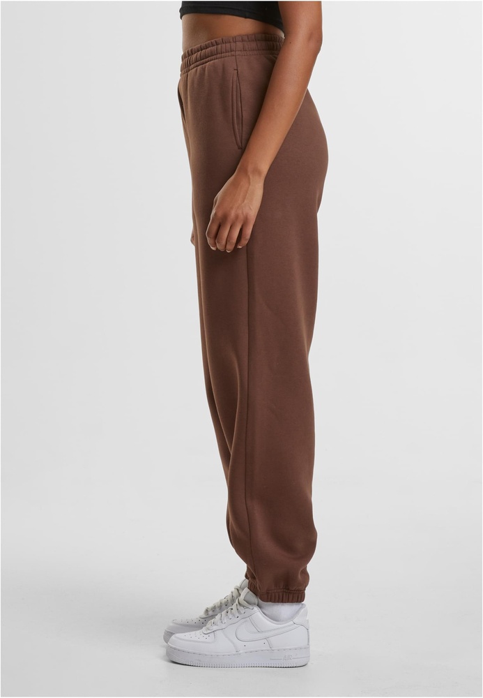 UrbanClassicsDamenLadiesFluffySweatpantsTB7107Chocolatebrown-3XL