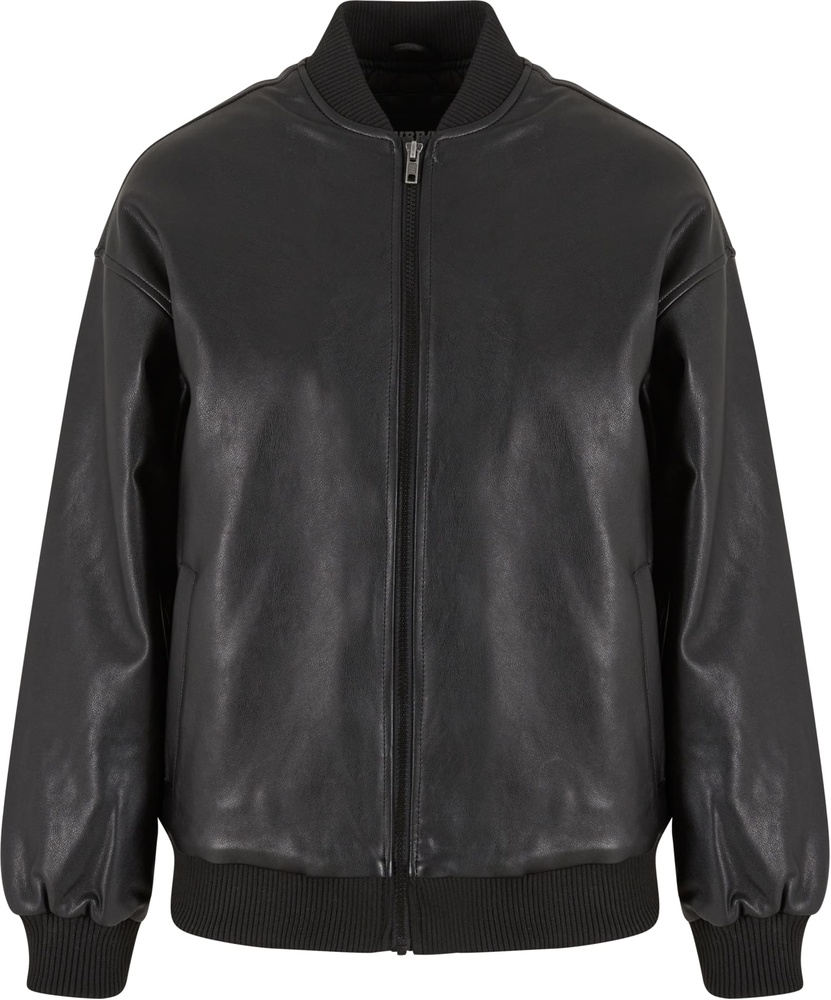 UrbanClassicsDamenLadiesSyntheticLeatherBomberJacketTB6725