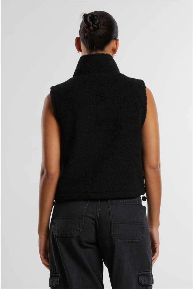 UrbanClassicsDamenLadiesShortSherpaVestTB7087