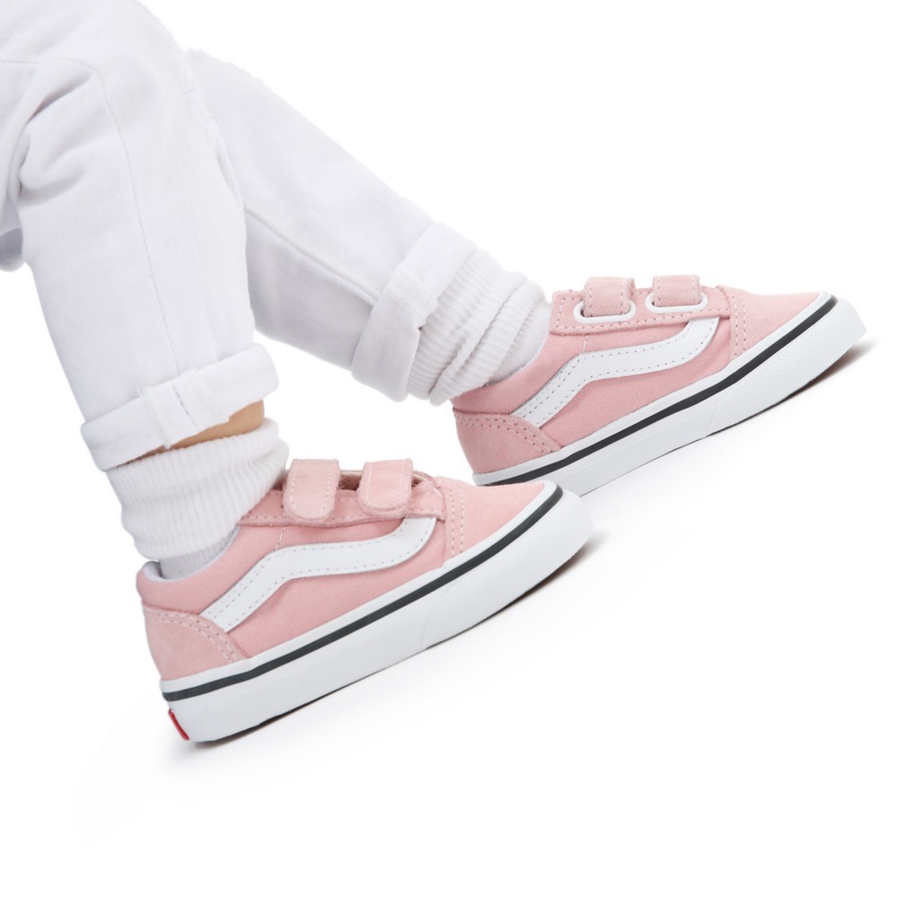 VansKinderKidsLifestyleClassicFTWSneakerTdOldSkoolVPowderPinkTrueWhite