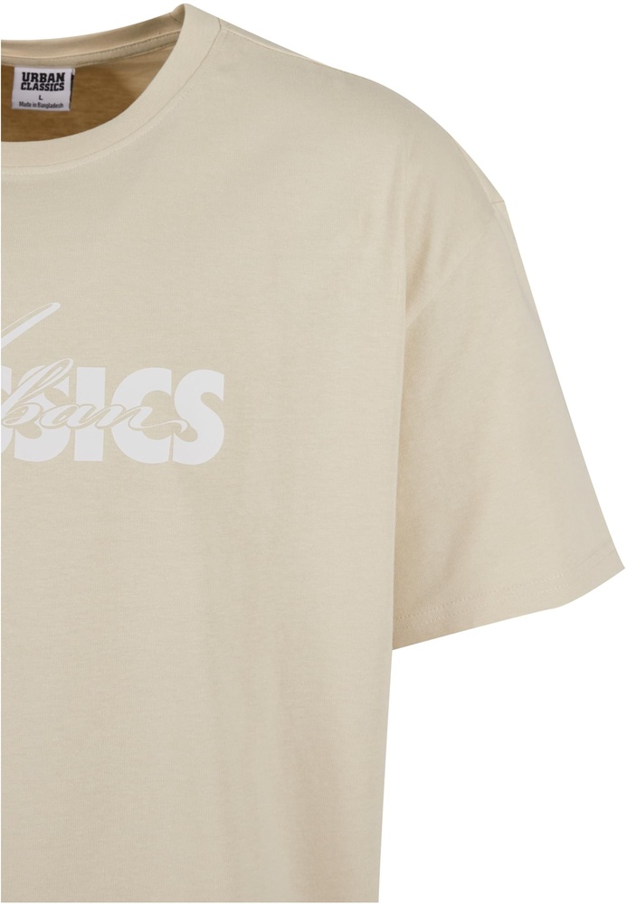 UrbanClassicsT-ShirtUCCursiveBoldLogoHeavyOversizedTeeTB7551Sand-3XL