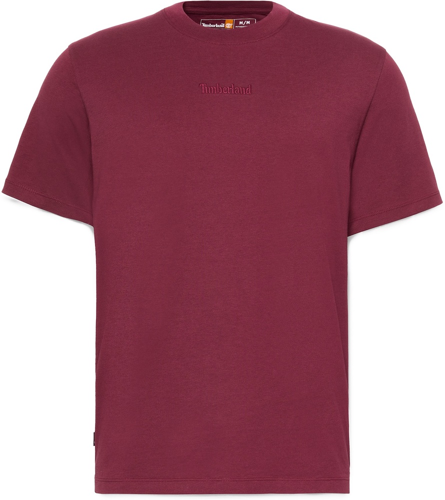 TimberlandT-ShirtEmbroidedLogoShortSleeveTeeTB0A6DEWBurgundy-S
