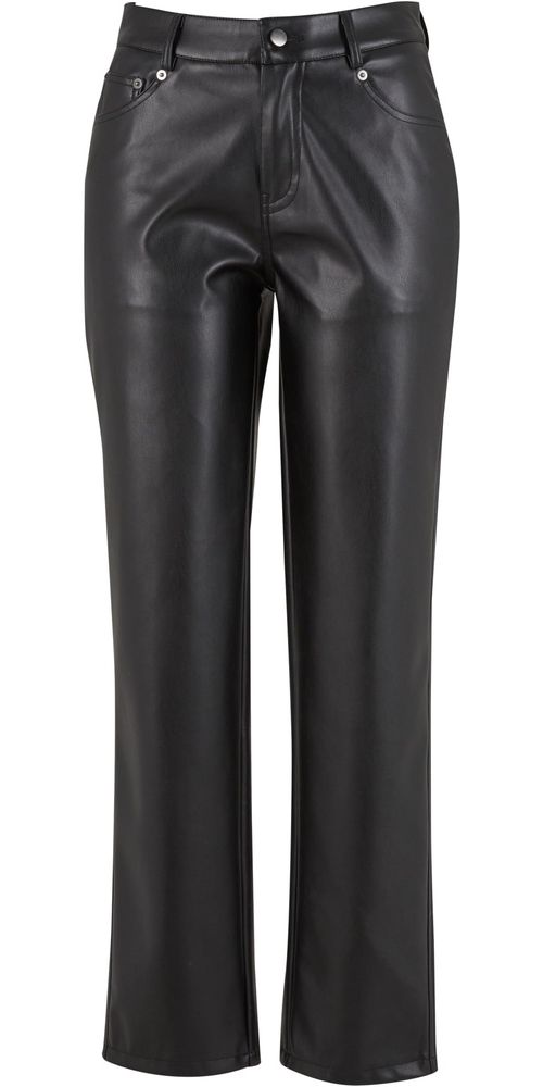 UrbanClassicsDamenLederhoseLadiesStraightLegSyntheticLeatherPantsTB6913