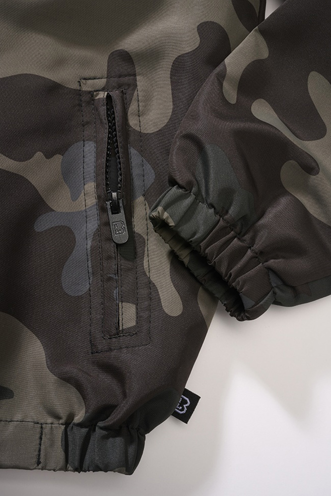 BranditKinderJackeKidsSummerwindbreakerFrontzipDarkcamo-122128