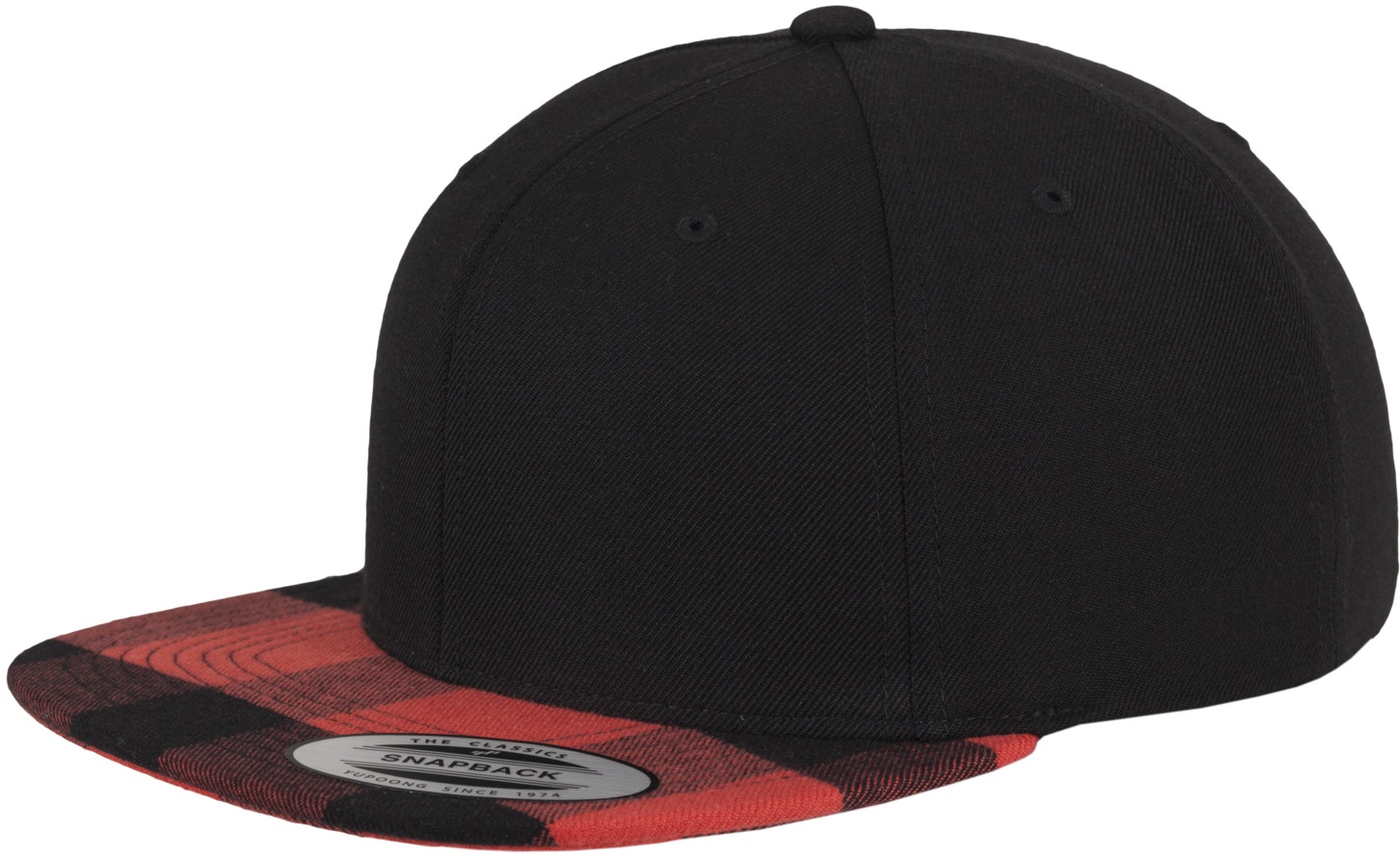 FlexfitCapCheckedFlanellPeakSnapback