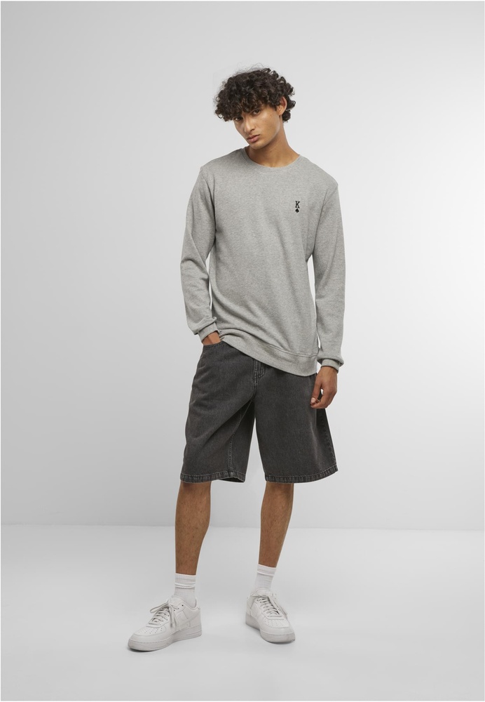 MisterTeeKingSignEmbLightCrewSweatshirtMT3927