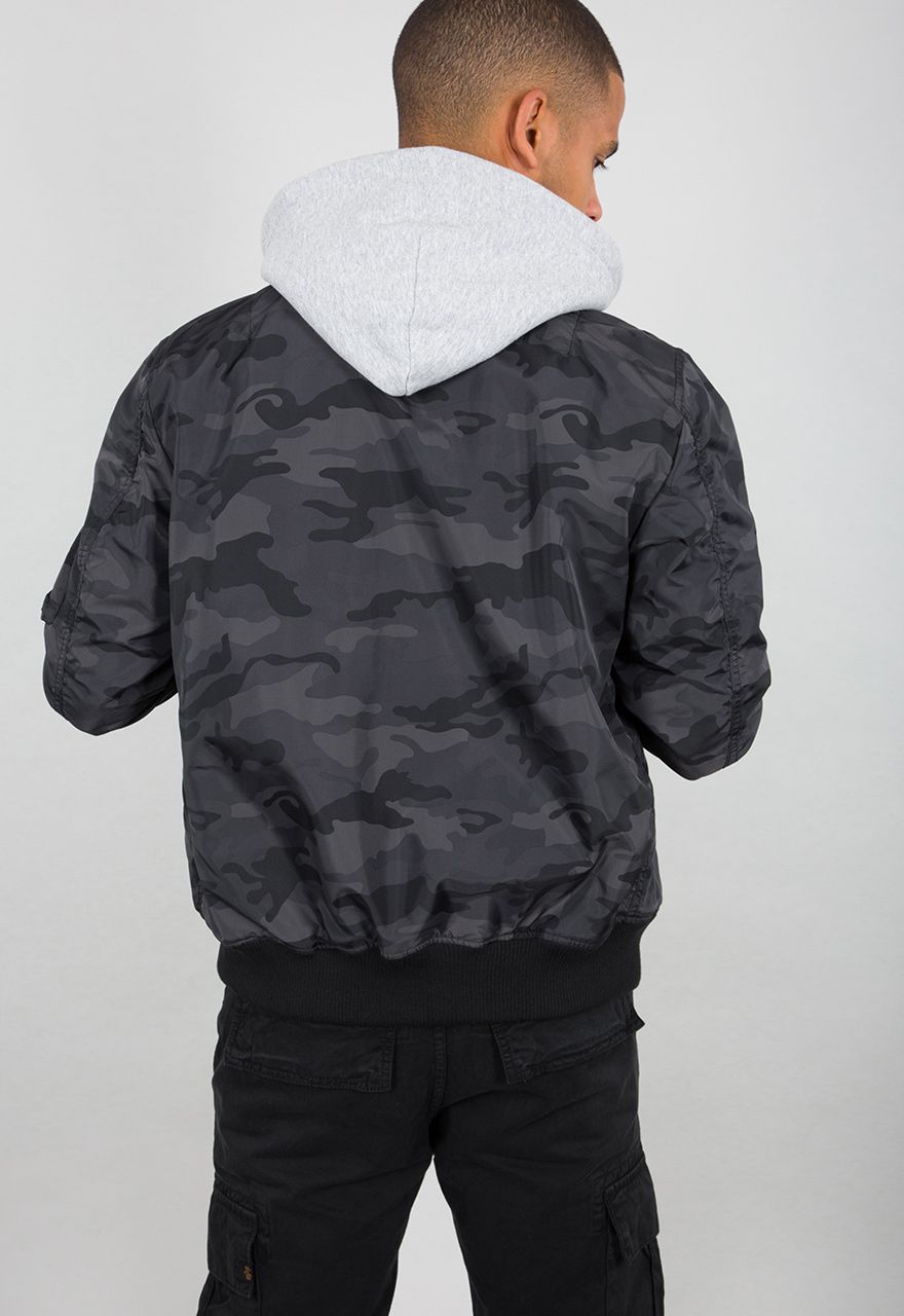 AlphaIndustriesJackeMA-1TTHoodCamoBlackCamo-XS