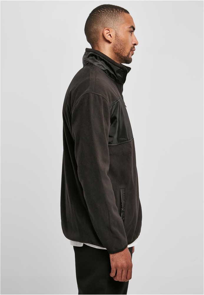 UrbanClassicsJackePatchedMicroFleeceJacketBlack