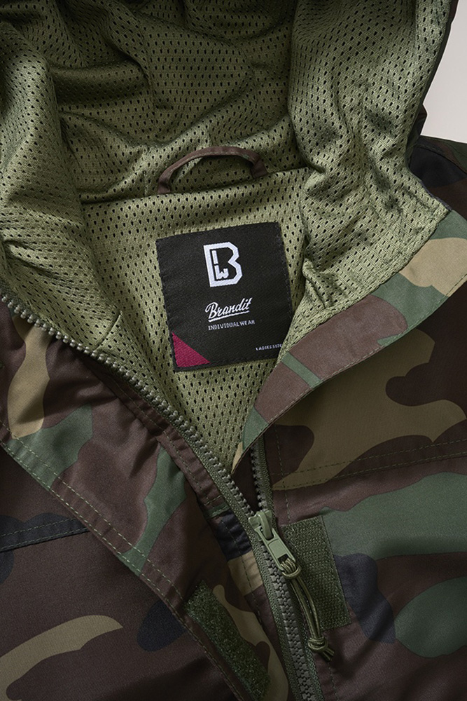 BranditWomenJackeLadiesSummerWindbrfrontzipWoodland-XS
