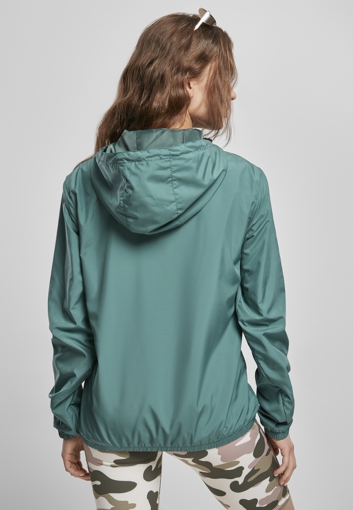 UrbanClassicsDamenJackeLadiesBasicPullOverJacketPaleleaf-3XL