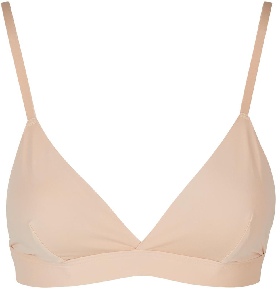 UrbanClassicsDamenbgelloserBHLadiesBasicUnpaddedBra2-PackTB7655ABeigeBeige-L