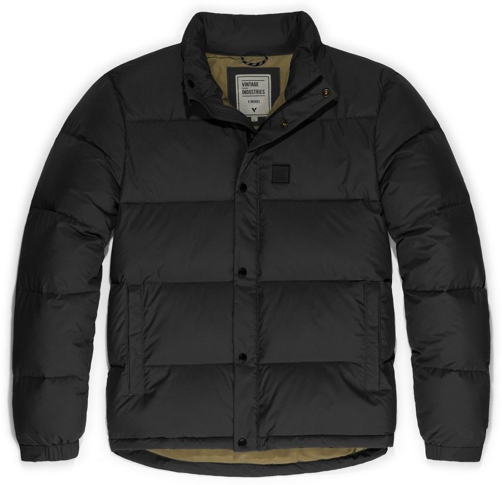 VintageIndustriesSteppjackeCasJacketBlack