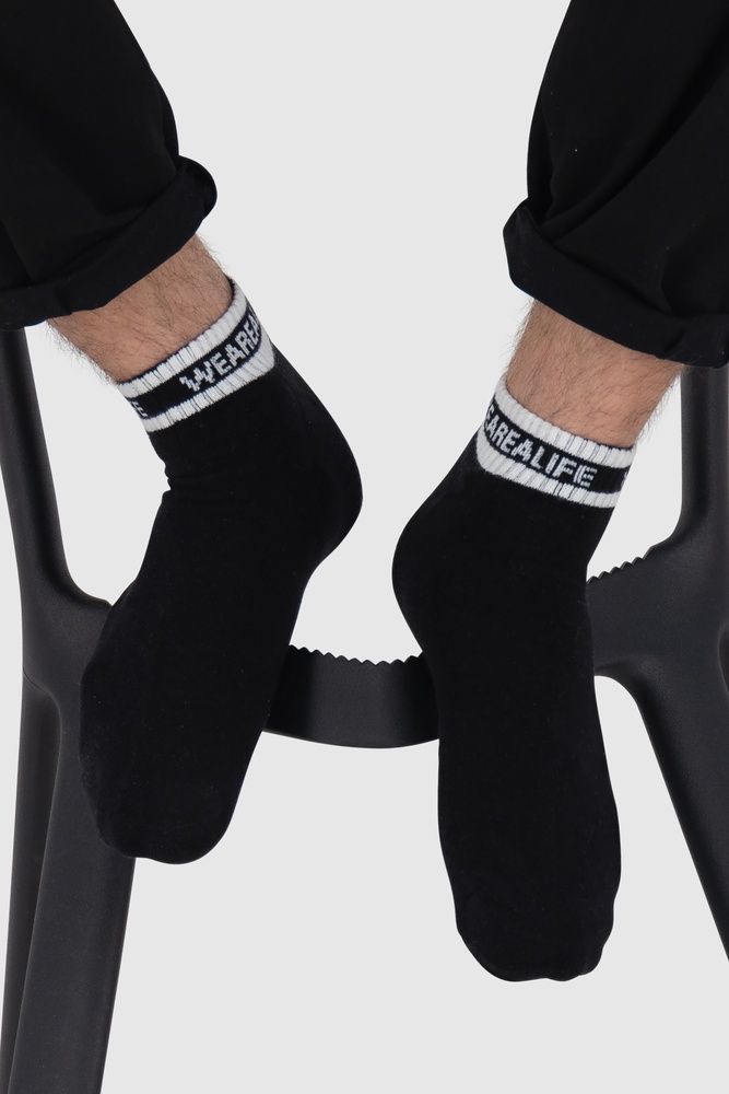 AlifeKickinSockenJohnnyAKSneakerSocks6erPack44015-9999Black-39-42