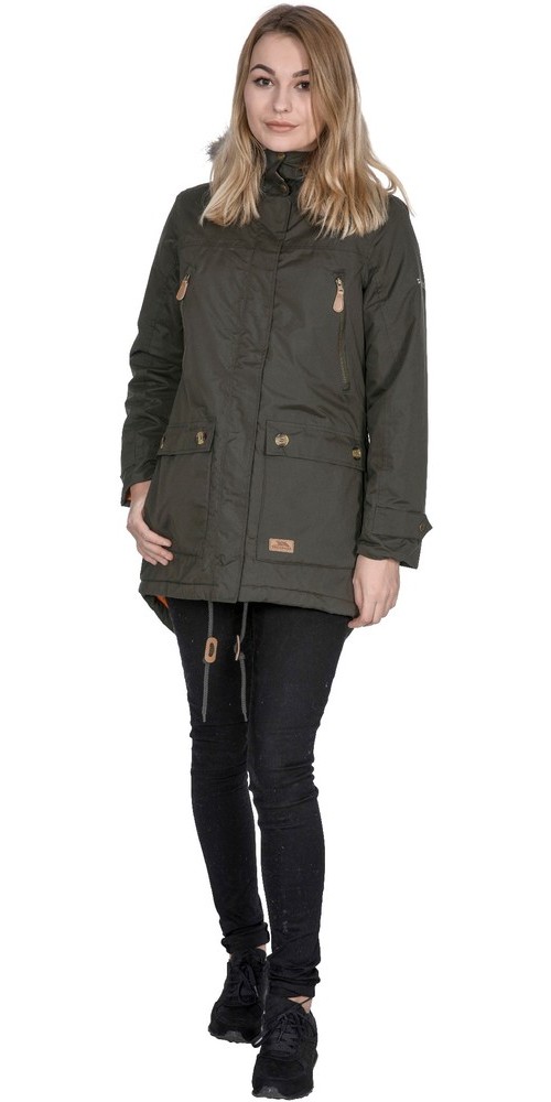 TrespassDamenRegenjackeClea-FemaleJacketTp50DarkKhaki-5XL