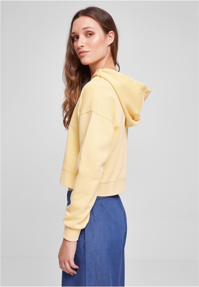 UrbanClassicsDamenLadiesShortFlowerEmbroideryTerryHoody