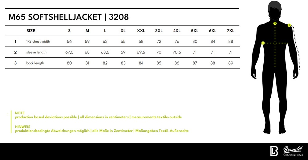 BranditSoftshelljackeM65Softshelljacket3208