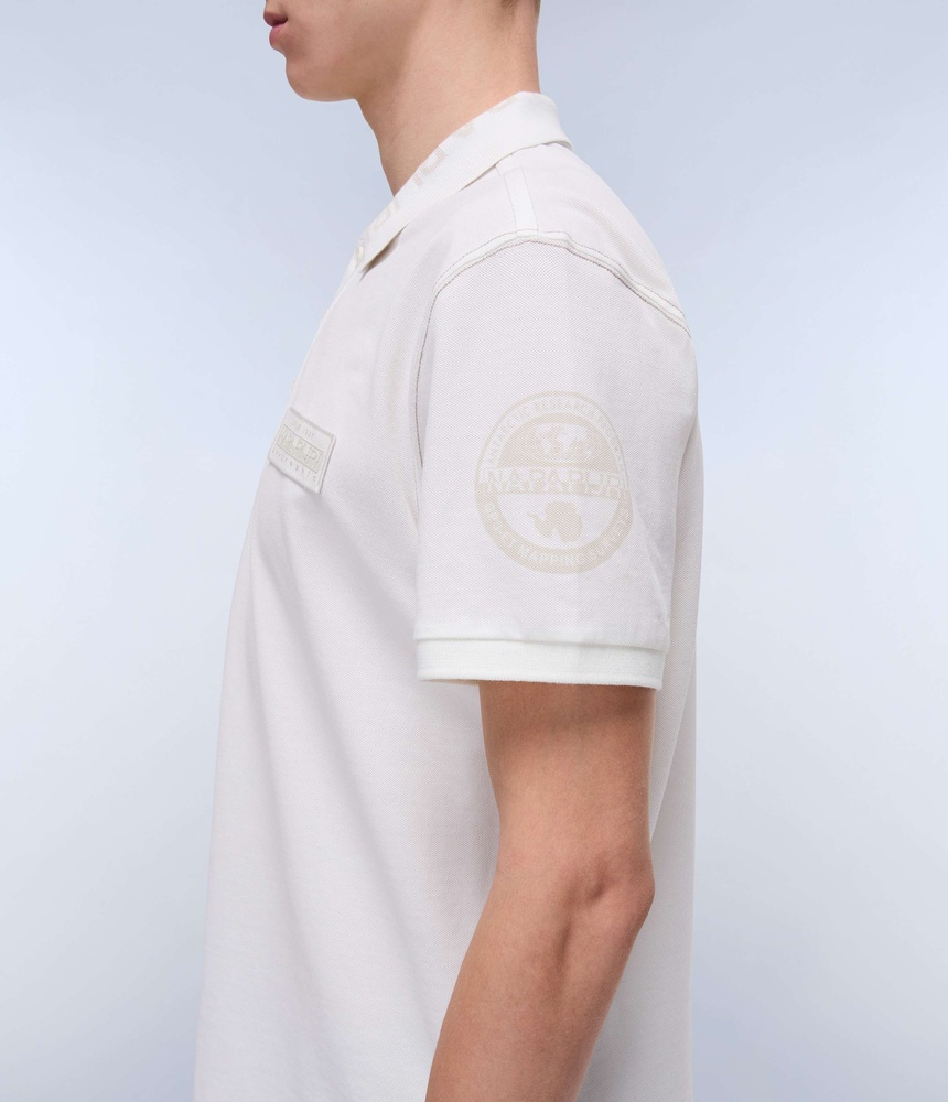 NapapijriPoloShirtE-Amundsen1NP0A4IN9WhiteHeron-XS