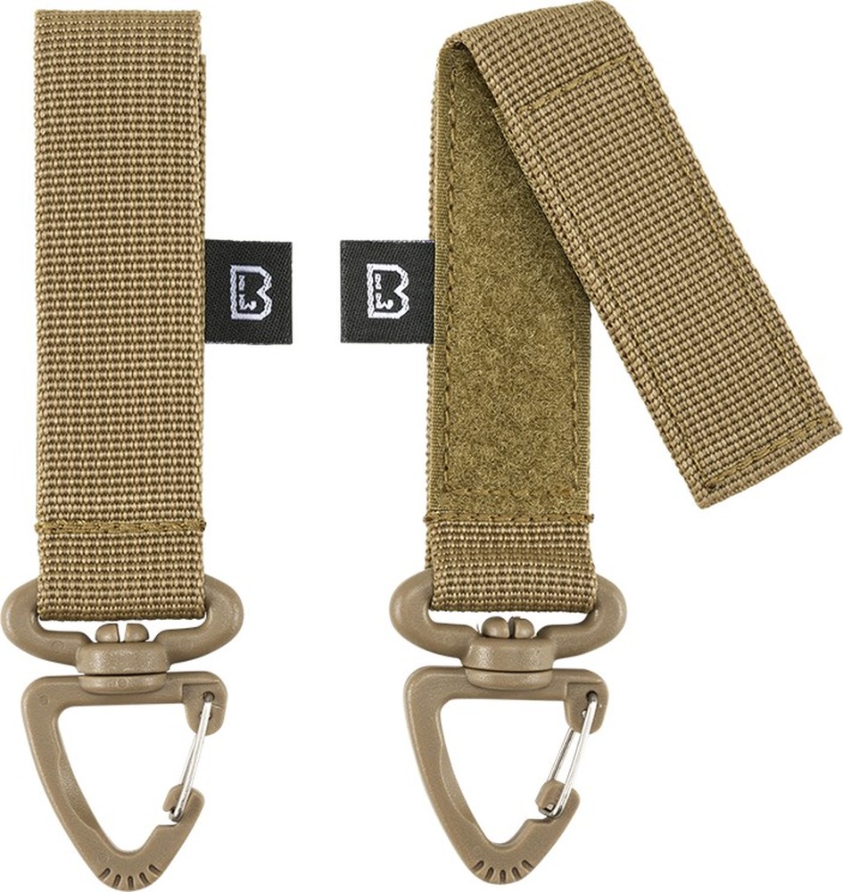 BranditHerrenBefestigungBeltandMolleLoopCarabiner2PackCamel
