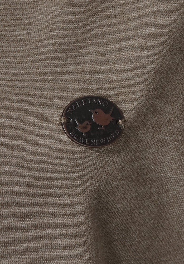 NaketanoDamenT-ShirtSchnellaBaustella1631-0047OliveMelange-XS