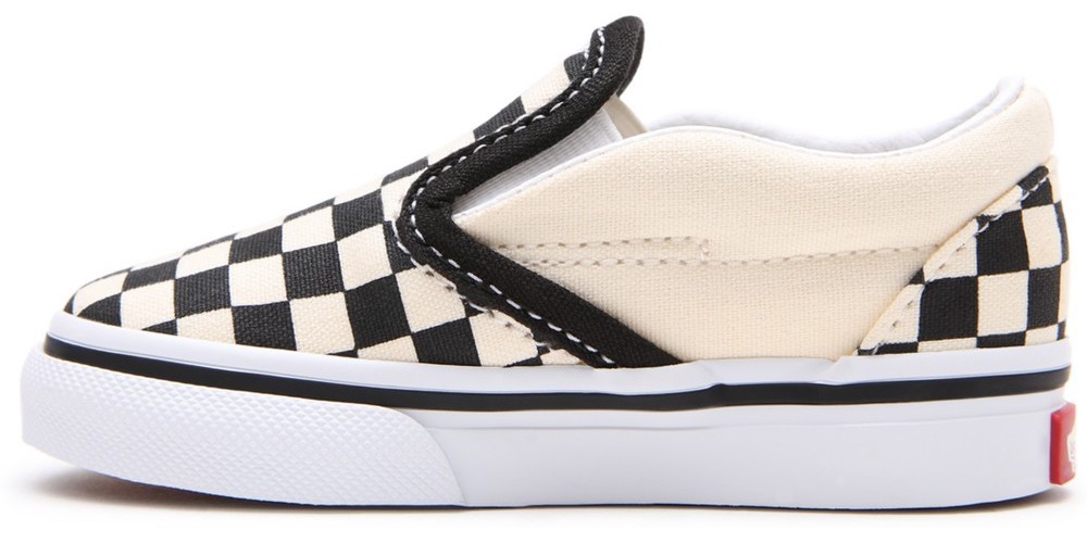 VansKinderKidsLifestyleClassicFTWSneakerTdClassicSlip-OnBlkWhtchckerboardWht