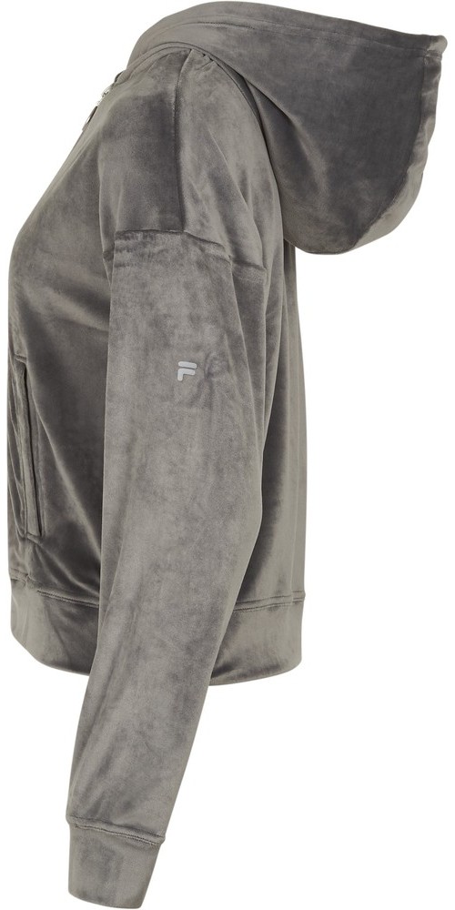 FilaDamenJackeCudrefinCroppedZipHoodyJacketIronGate