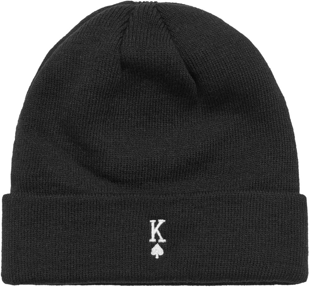 MisterTeeMtzeKingCardHeavyKnitBeanieMT3842