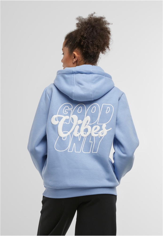 MissTeeDamenGoodVibesPuffPrintLadiesFluffyHoodyMST207Powderblue-3XL