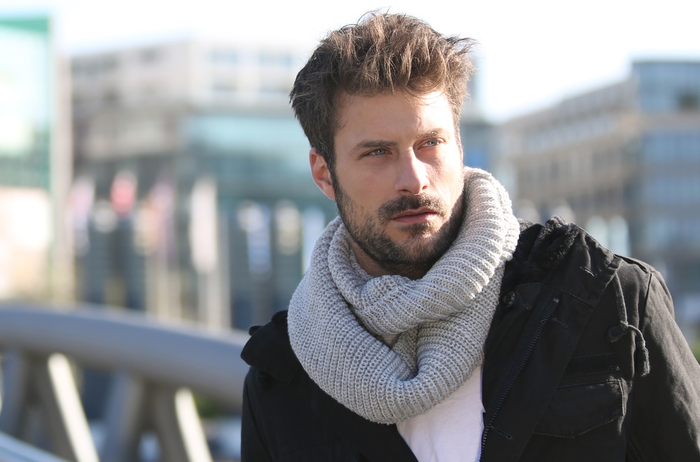 BranditSchalLoopKnitted7003Silvergrey