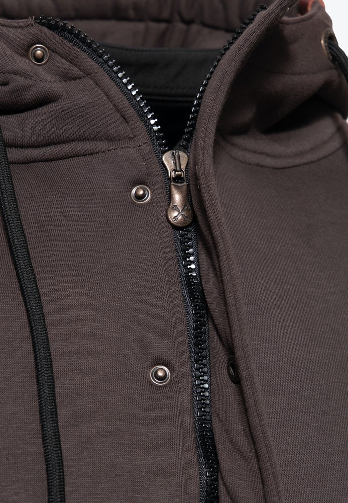 KingKerosinOutdoorSweatjackeKKI110025Braun