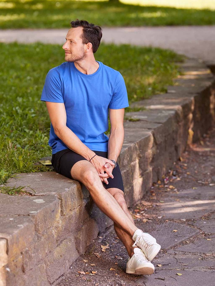 CityZenHerrenT-ShirtAgenBlauViolett-S