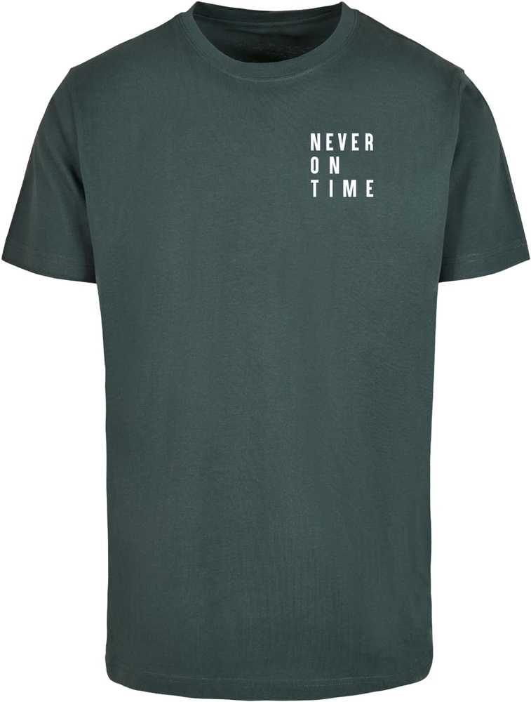 MisterTeeT-ShirtNeverOnTimeTeeMT1144Bottlegreen-3XL