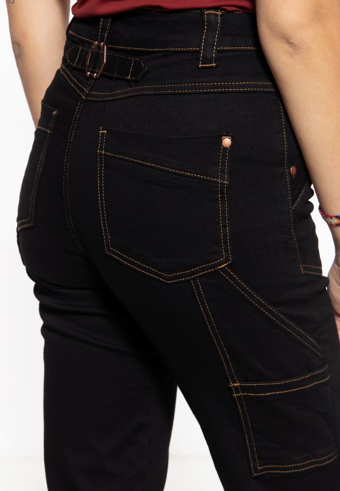 QueenKerosinDamenWorkwearDamenJeanshoseSchwarz-26