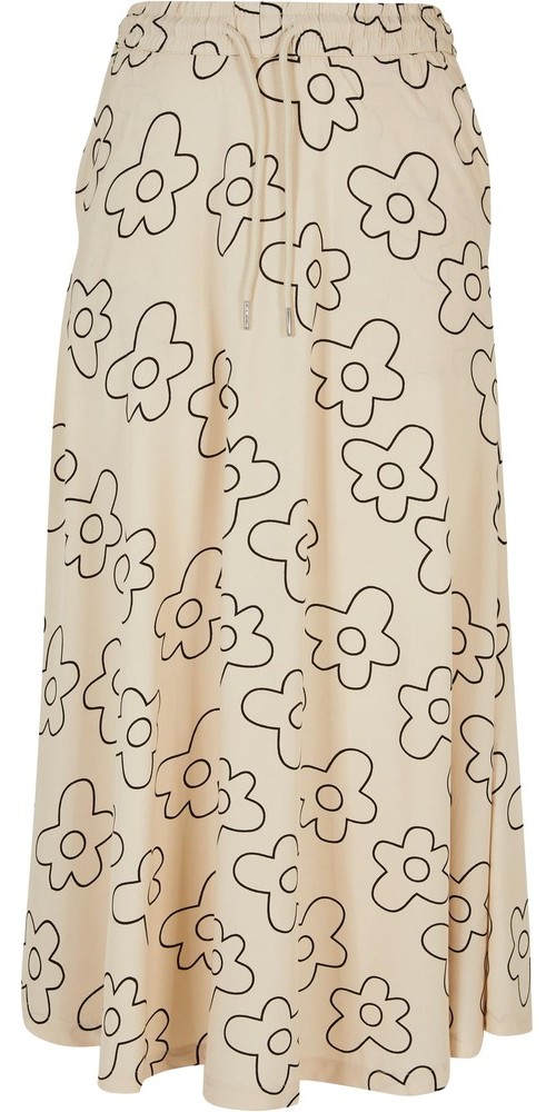 UrbanClassicsDamenLadiesViscoseMidiSkirt