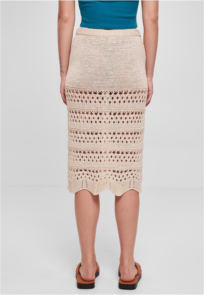 UrbanClassicsDamenLadies34CrochetKnitSkirt