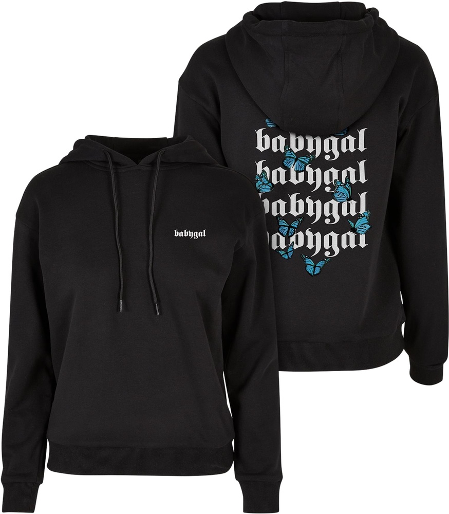 MissTeeDamenBabygalHoodyMST023Black-3XL