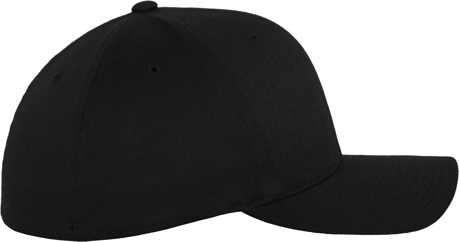 YUPOONGIncCapFlexfitWoolyCombedCapinBlack-Black-SM